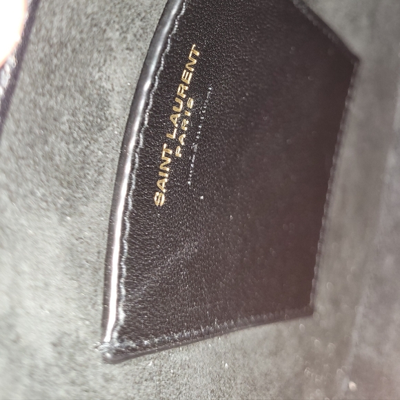 Saint Laurent Mini 5 To 7 Vertical Black Ysl - Picture 11 of 13